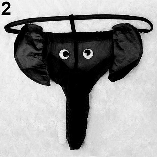Men's Fashion Sexy Long Bulge Pouch Briefs Underwear Elephant Trunk Underpants Personalized casual men's underwear Xmas Gift
