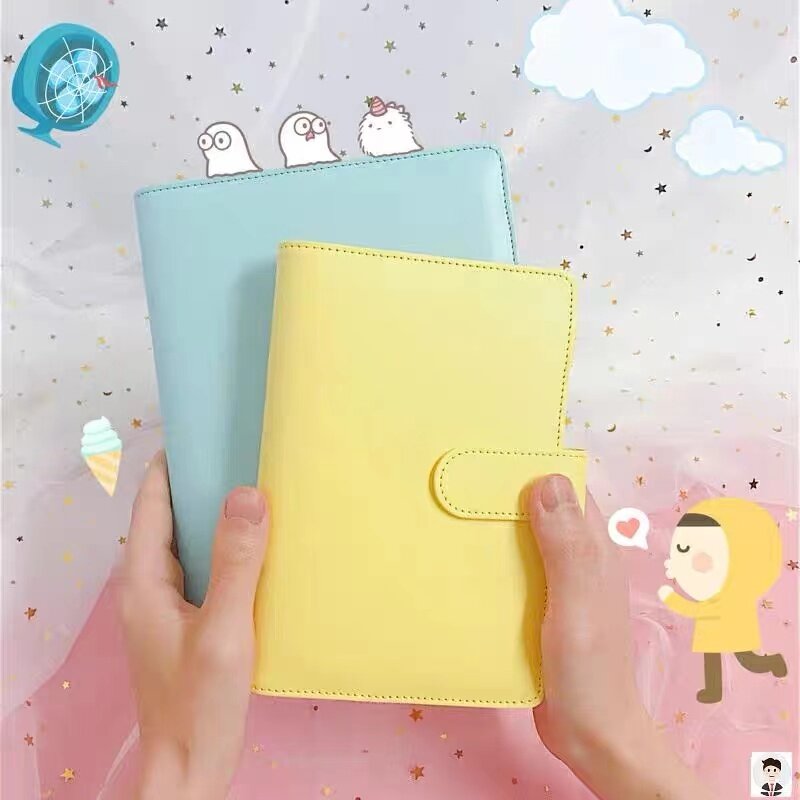 A6/a5 plutônio couro pasta notebook capa simples estilo agenda agenda agenda planejador de viagem capa bala papelaria escolar