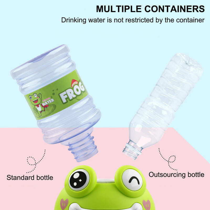 Mini Water Dispenser Cartoon Drinking Fountain Toy Cool Simulation Appliance Pretend Play Toy For Adult Children