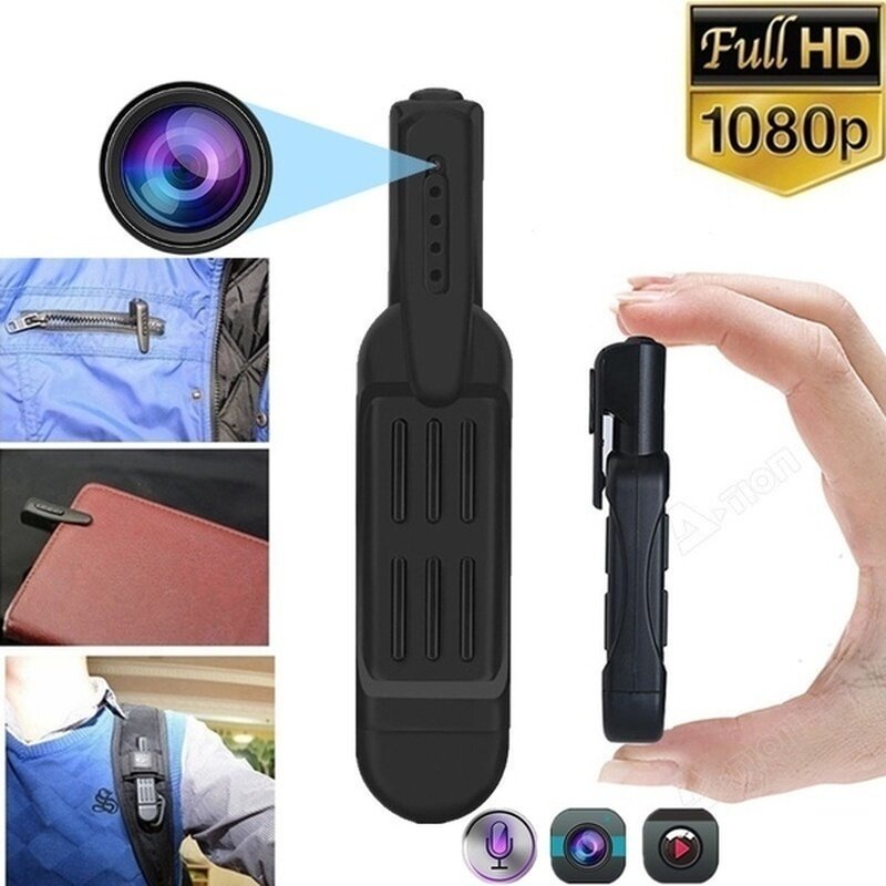 1080P HD  Hidden Spy Mini Pocket Pen Camera Portable Body Video Recorder DVR Conference Small Camera High Definition Security Ca