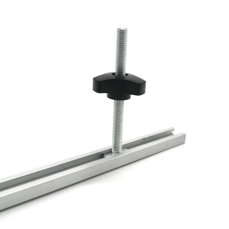Ze stopu Aluminium ze stopu Aluminium T-slot slajdów tor T-śledzi prowadnica ukośna dla piła do obróbki drewna/tabeli routera stół warsztatowy typ narzędzia-19
