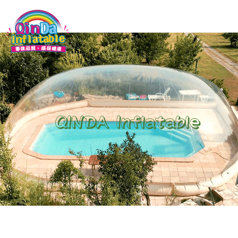 Carpa de cubierta de piscina inflable, carpa de techo de cúpula de piscina inflable gigante, carpa de refugio de piscina inflable pequeña