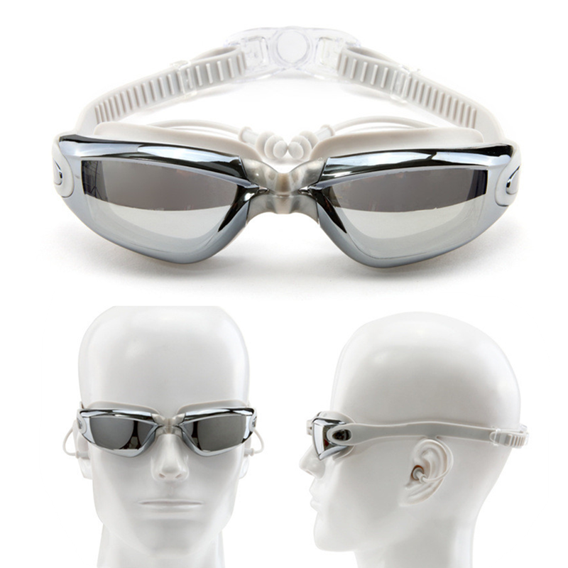 Profissional óculos de natação óculos para homem mulher silicone adulto óculos de piscina óptica à prova dwaterproof água nadar eyewear