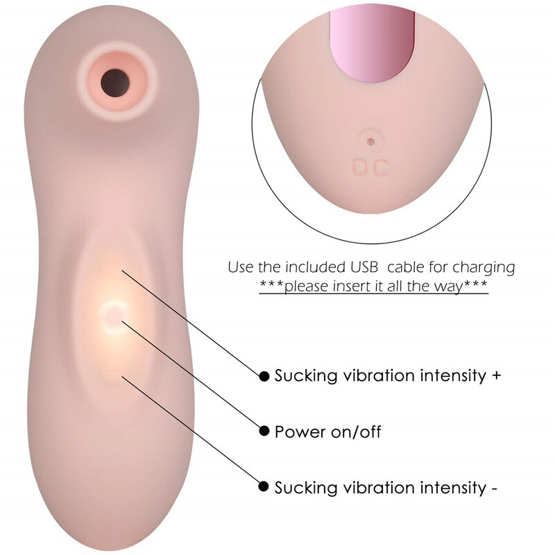 Vibrador para estimulação do clitóris, mini sugador de clitóris e mamilo, brinquedo sexual para mulheres, brinquedo adulto de sex shop