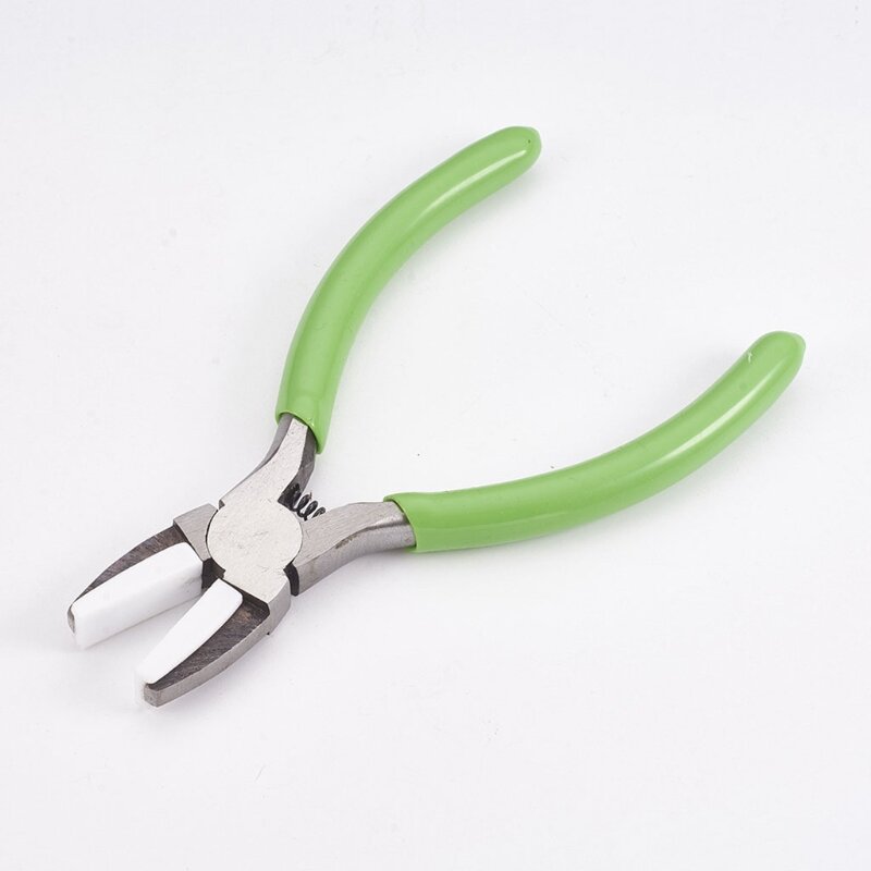 Diy alicate plana-boca posicionamento braçadeira artesanato jóias acessórios que fazem ferramentas