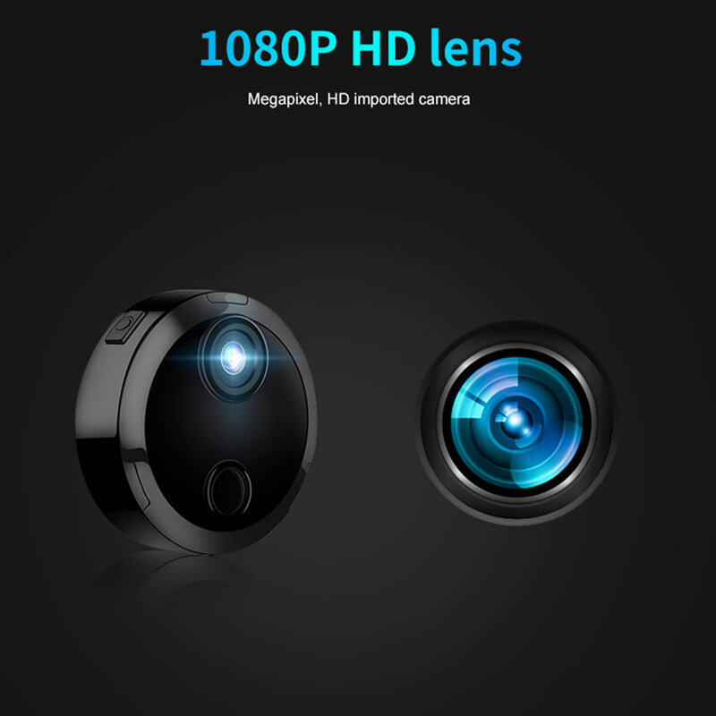 1080P bezprzewodowy Mini kamera wi-fi bezpieczeństwo w domu pod nadzorem kamer IR Night Vision detekcja ruchu pilot zdalnego niania elektroniczna Baby Monitor kamery IP