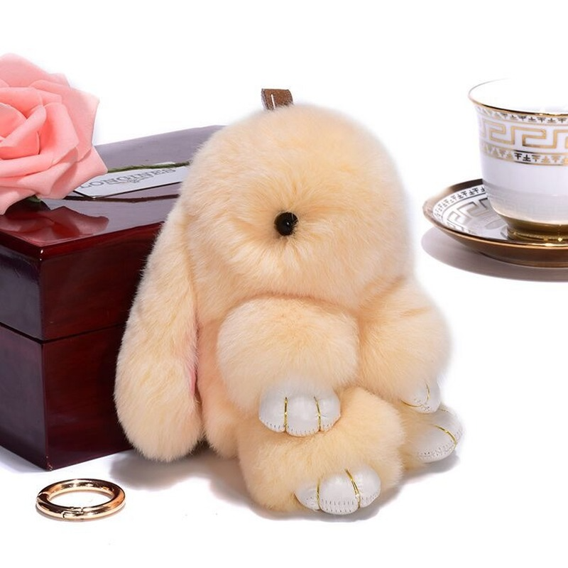15cm 가방 장식품 귀여운 봉제 토끼 펜던트 쥬얼리 열쇠 고리 액세서리 가방 미니 부품