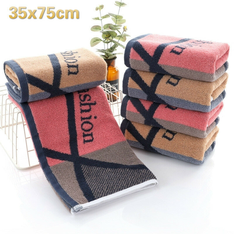 Fashion Men And Women Cotton Soft Letters Washcloth Travel Business Hotel Picnic Portable Towel Gym Yoga Sports Gifts Toallas