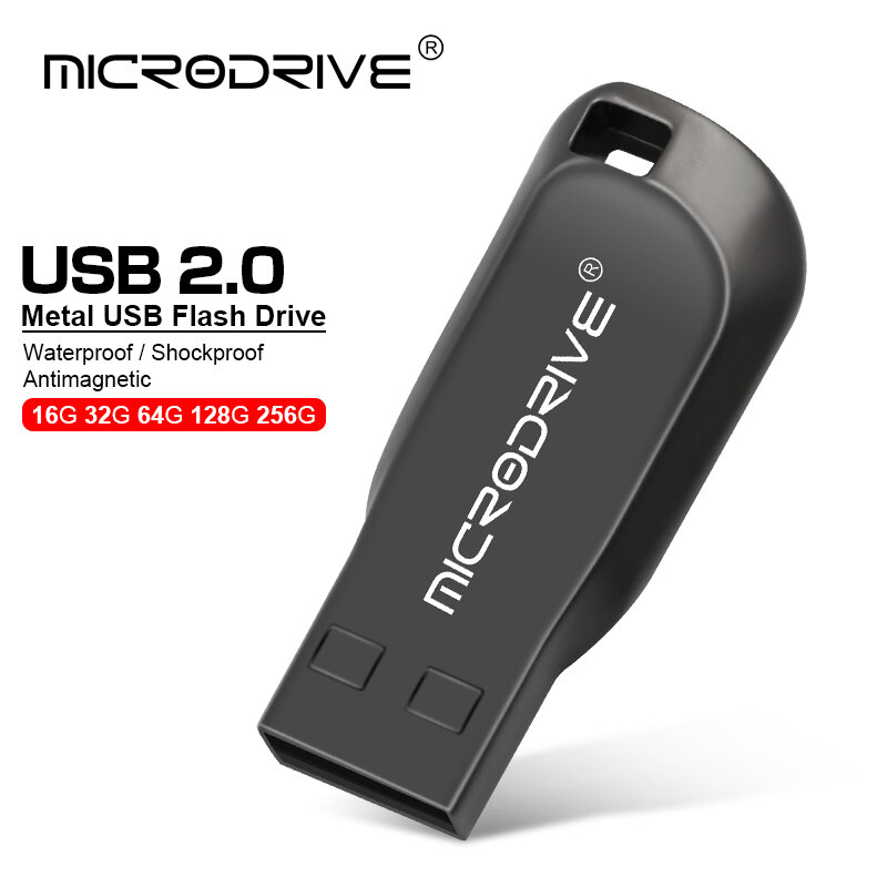 Metal USB Flash Drive 4GB 8GB 16GB 32GB 64GB 128GB 256GB USB 2.0 CZ50 Pen Drive Memory Stick Pendrive free shipping