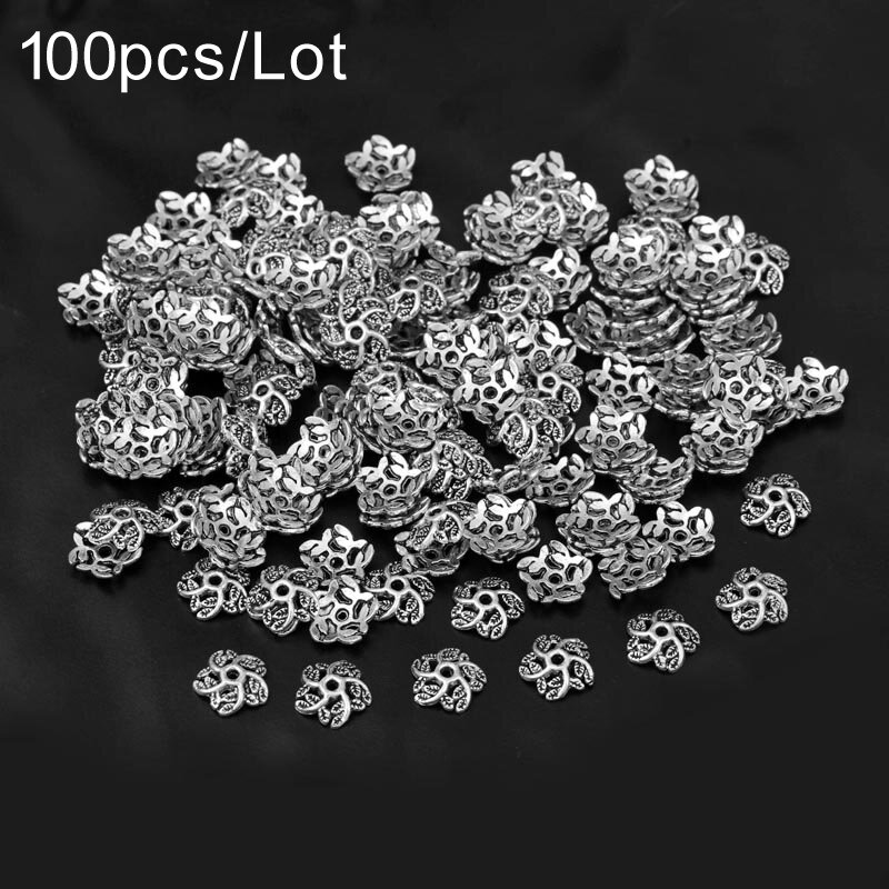 100 pièces de perles en forme de cône pour la fabrication de bijoux, accessoires de bricolage, 8mm-13mm