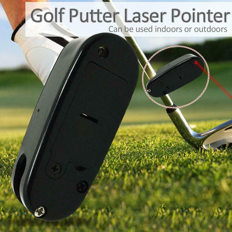 Putter de Golf con puntero láser, Corrector de línea de Putting, herramienta de ayuda de entrenamiento de Golf, entrenador de práctica de aprendizaje, accesorios de Golf