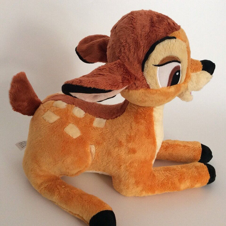 30/40/55cm Lovely Anime Cartoon Little Deer Bambi Soft Stuffed Plush Toy Dolls For Christmas Gift
