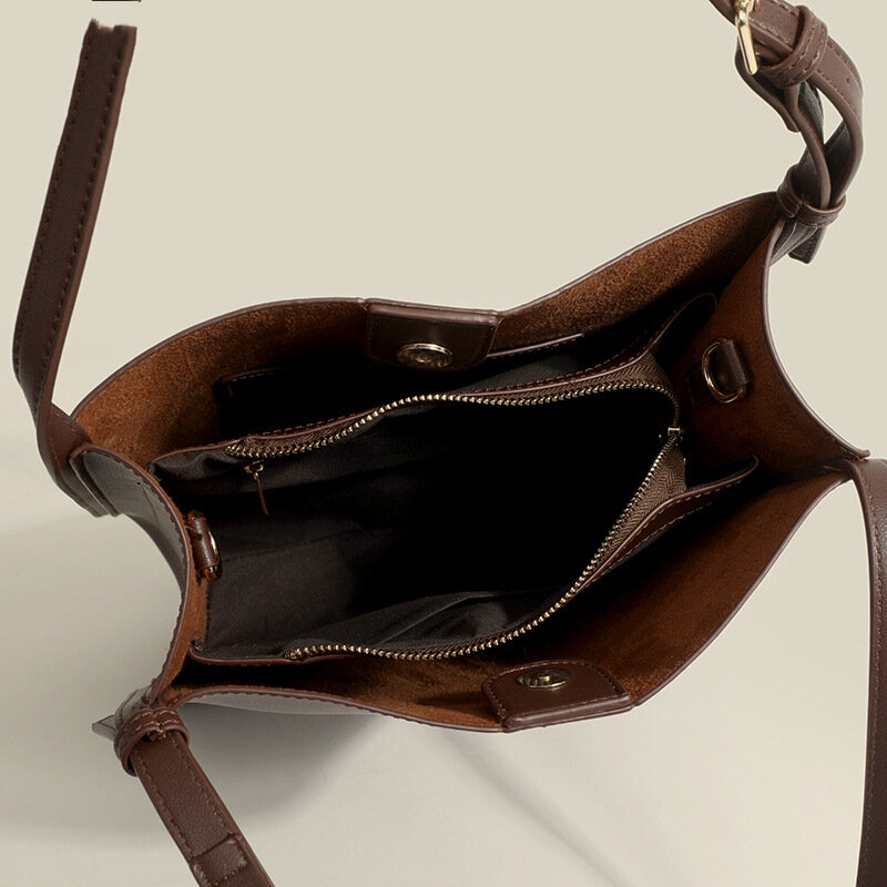 女性のための合成皮革バケットバッグ,ファッショナブルな高級バッグ,毎日の使用,2021
