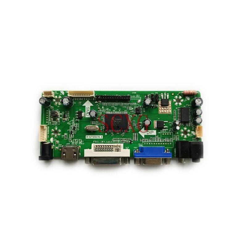HDMI-متوافق DVI VGA عدة ل tallx97c/tallx97h/tallx97s M.NT68676 محرك تحكم مجلس 1600*1200 1CCFL 30 دبوس LVDS LCD مصفوفة