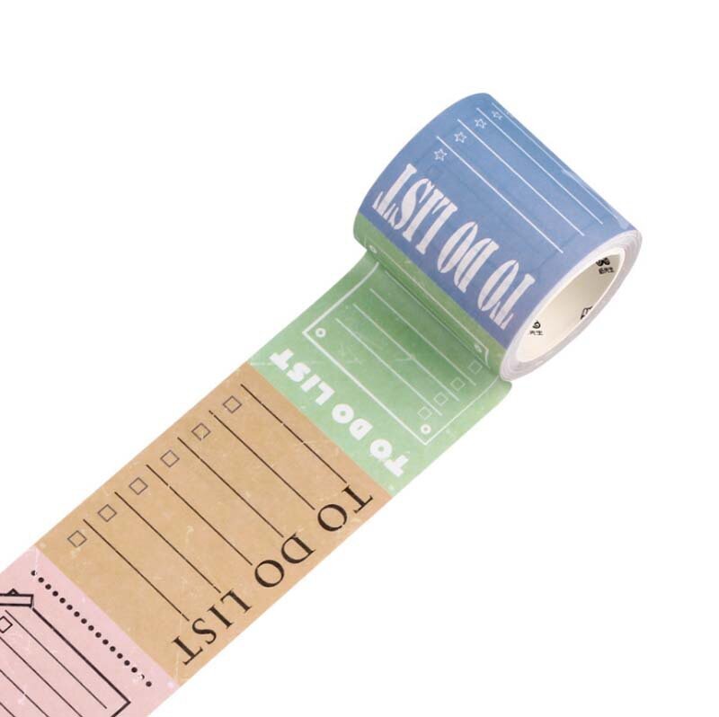 5 Cm X 5 M Beschrijfbare Afplakband Maandelijkse Wekelijkse Reizen Vintage Label Sticker Dagelijkse Plan Te Doen Lijst Diy decoratie Scrapbooking Tape