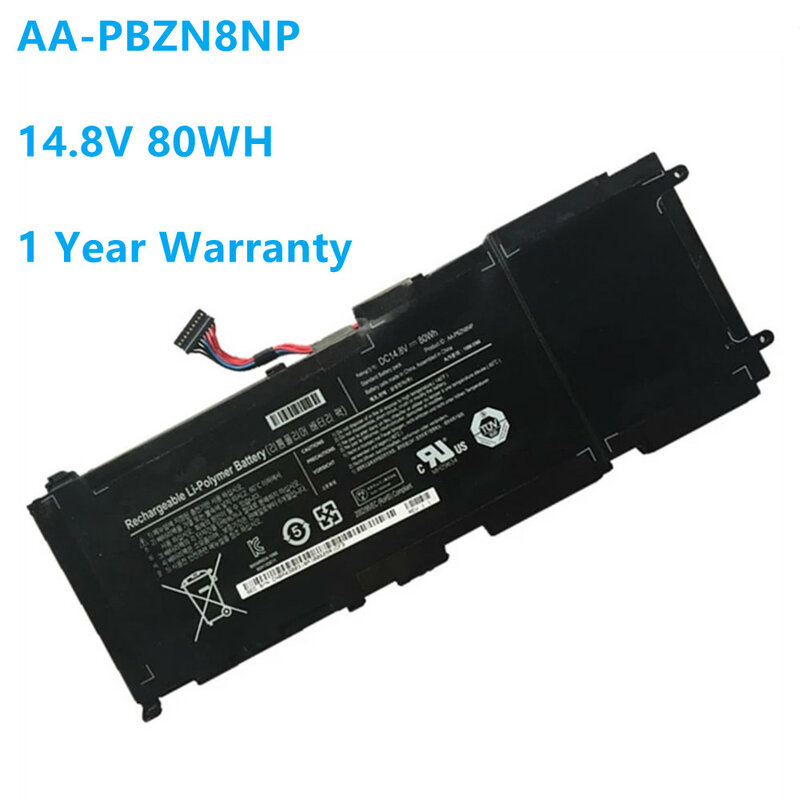 AA-PBZN8NP แบตเตอรี่แล็ปท็อปสำหรับ Samsung NP-700 700z 1588-3366 P42GL5-01-N01 NP700Z5B AA-PBZN8NP 14.8V 80WH