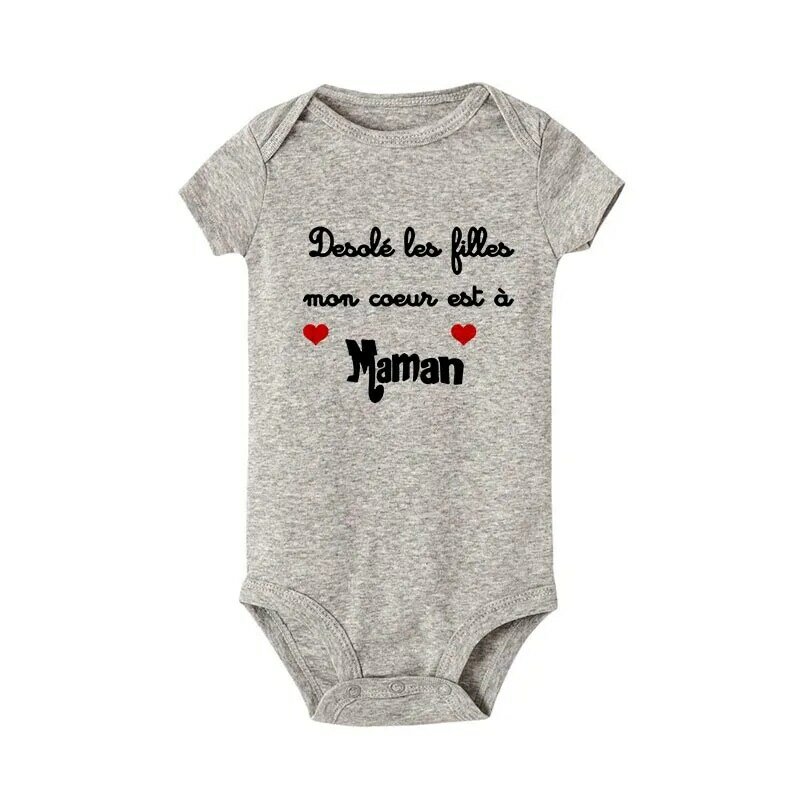 Sorry Girls Boys My Heart Is Mom or Dad Newborn Baby Bodysuits Clothes Funny Cute Toddler Infant Jumpsuits Bodysuit Outfits