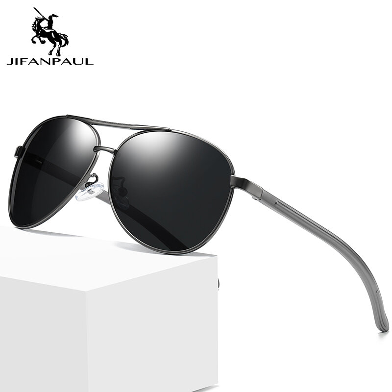 JIFANPAUL Polarized square sunglasses male luxury brand design men's sunglasses outdoor travel sunglasses for men free shipping