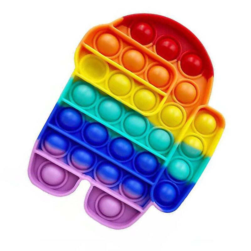 Pop Hot Push Blase Kind Sensorischen Spielzeug Erwachsene Stress Relief Spielzeug Dekompression Öffnet Es Weichen Squeeze Tabletop Anti-Stress spielzeug Geschenk