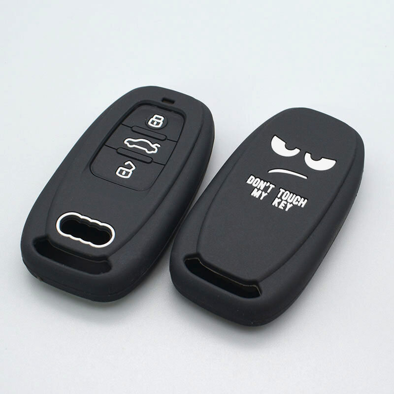 For Audi A1 A3 A4 A5 A6 A7 A8 Quattro Q3 Q5 Q7 2009 2010 2011 2012 2013 2014 2015 Silicone car key Case Cover Protect shell