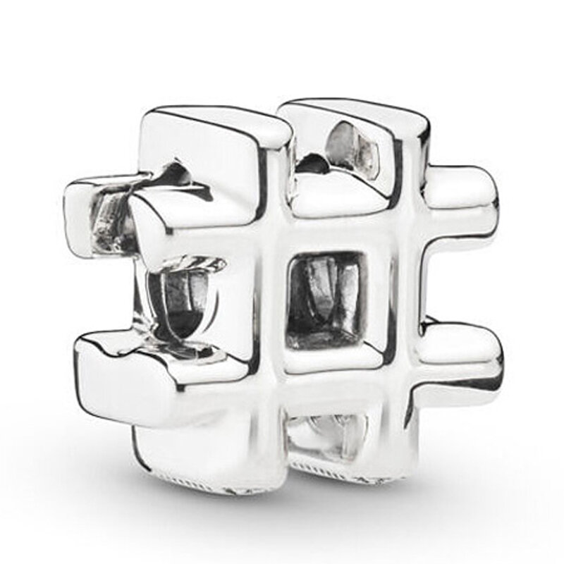 New fashion charm original diamond horse head cross beads pendant suitable for Pandora women's bracelet necklace jewelry
