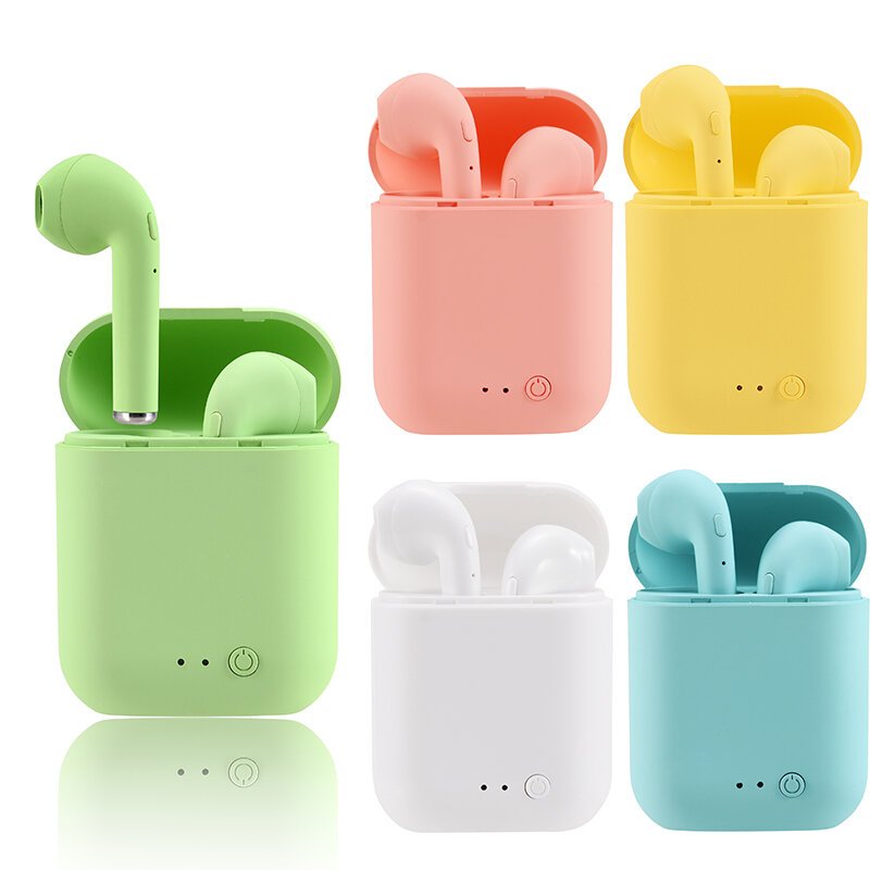 Mini2 TWS หูฟังไร้สายบลูทูธ5.0หูฟัง Matte หูฟังกล่องชาร์จหูฟังไร้สายสำหรับ Iphone Xiaomi