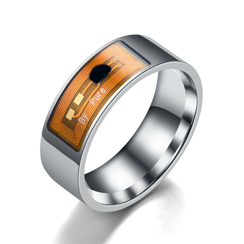 Fashion Men's NFC Ring Multifunctional Waterproof Smart WearingMobile Phone Device Ring