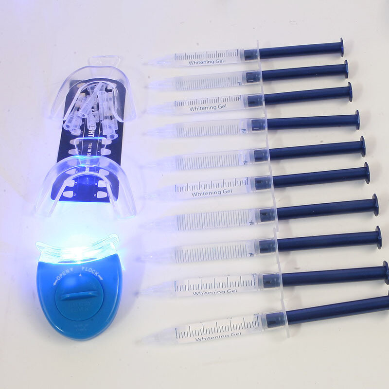 Kit de blanqueamiento Dental, equipo dental, sistema de peróxido 44%, Gel Oral, blanqueador de dientes