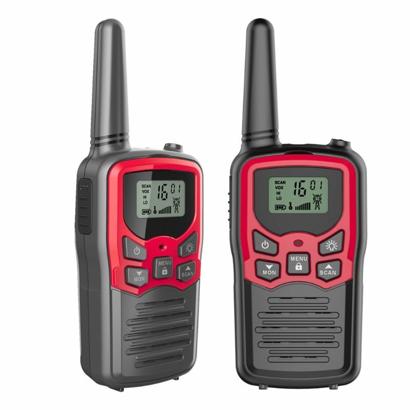 Walkie talkies para adultos de longa distância 4 pacotes de rádios de 2 vias até 5 milhas de alcance em campo aberto 22 canais frs/gmrs walkie talkies uh