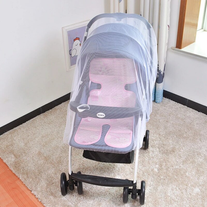 Summer Mosquito Net Baby Stroller Pushchair Mosquito Insect Shield Net Safe Infants Protection Mesh Stroller Accessories