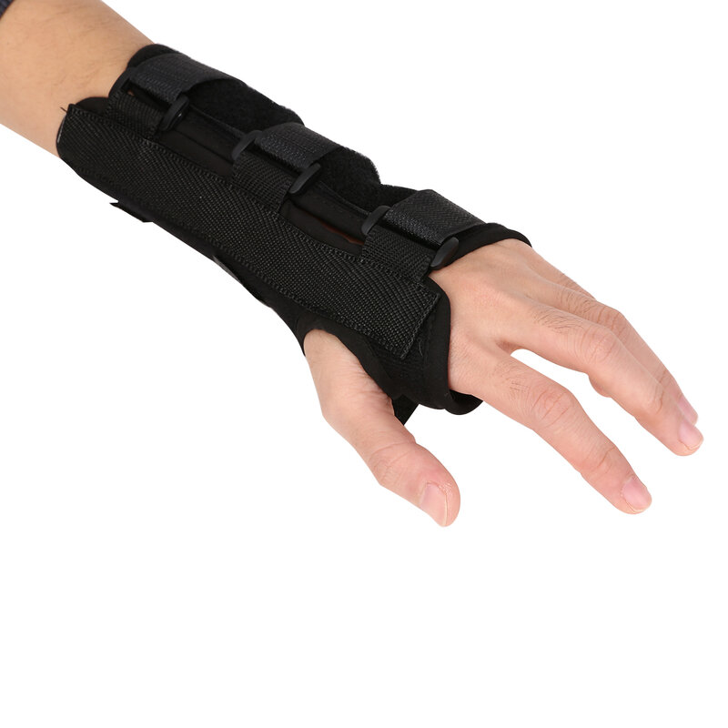 손목 지지대, 보호 가드 기어 손목 밴드 부목, 손목 터널 관절염 염좌 조절 가능 스포츠 지원, 오른쪽/왼쪽 지원