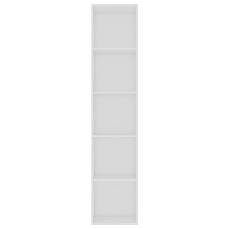 Biała półka wiórowa 40x30x189 cm