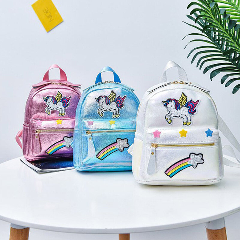 2020 New Backpacks Women Backpack Schoolbag for Girls Fashion unicorn Cartoon School Bags Children Small Mochila Escolar Menino