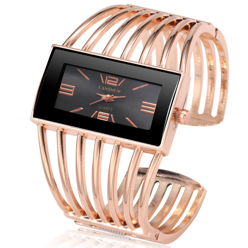 Personalità Hollow Fashion Bracelet Ladies Watch orologio al quarzo orologio da donna per il tempo libero temperamento selvaggio da donna