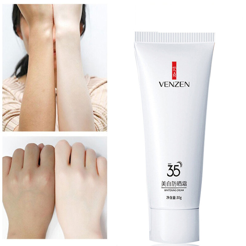 Brightening cream, moisturizing sunscreen, face and body barrier cream, UV protection, summer sunscreen and whitening cream