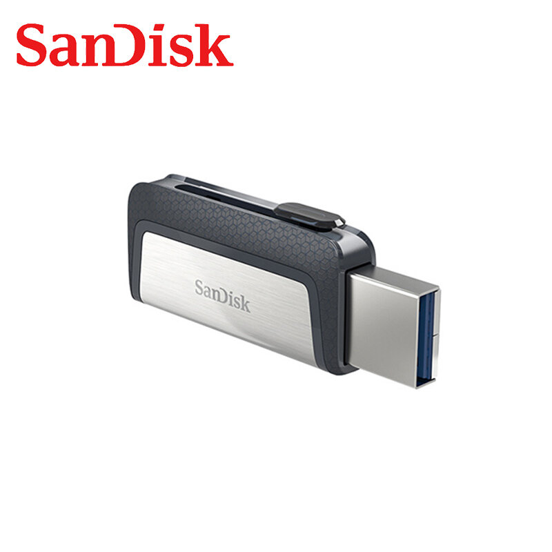 SanDisk SDDC2 USB 3.0 OTG 플래시 드라이브 U 디스크 256GB 128GB 64GB 32GB 펜 드라이브 Pendrive 메모리 스틱 (PC/Android Type-C 용)