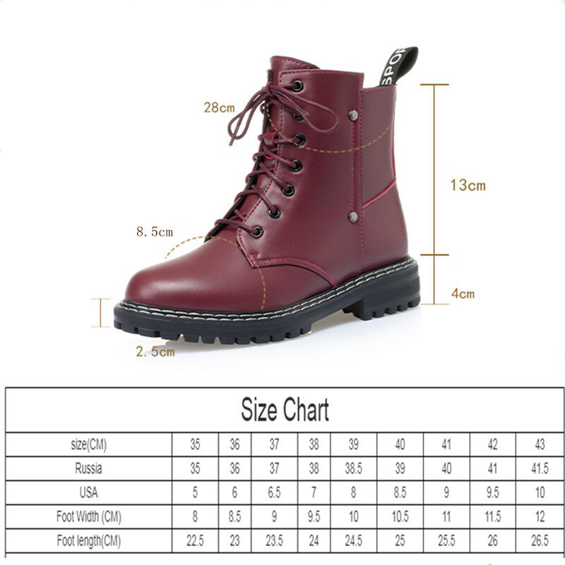AIYUQI Women's Winter shoe Boots 2021 New Genuine Leather Ladies Short Boots Wool Warm Non-slip Student Women's Ankle Boots