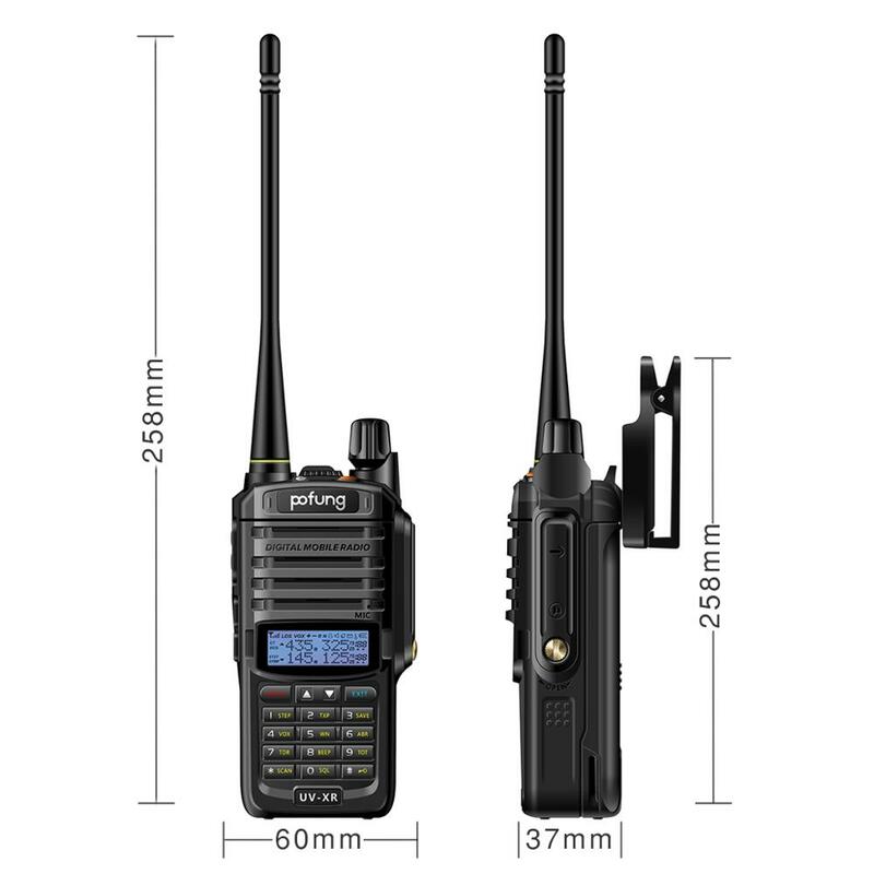 Para baofeng UV-XR 10w poderoso walkie talkie cb conjunto de rádio portátil handheld 10km longo alcance rádio em dois sentidos uv-9r uv9r mais
