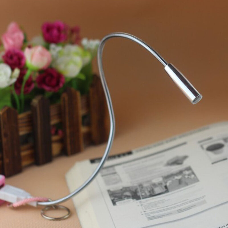 Elastyczne lampki LED lampka klawiatury USB Notebook Laptop PC komputer stacjonarny czytanie książek regulowana lampa wąż lampka USB
