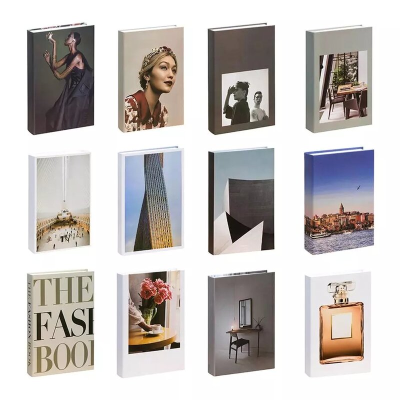 家のための豪華な偽の本,現代のシミュレーション収納ボックス,女性のリビングルームの装飾