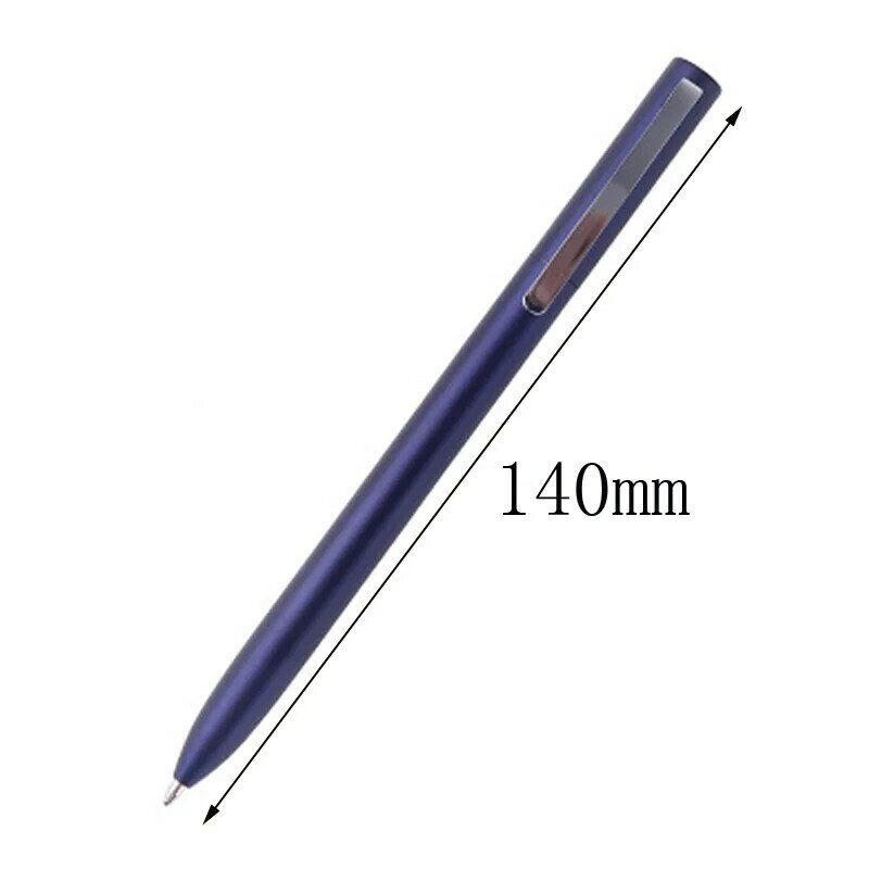 Xiaomi Mijia – stylo à bille en Gel noir, 0.5MM, Original, stylo de signature en métal, fournitures de papeterie scolaires et de bureau, Kawaii