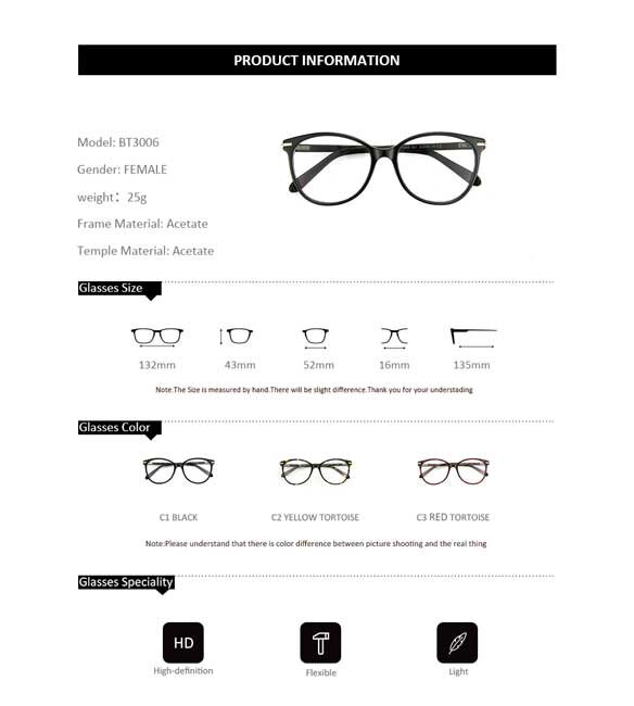 Bluemoky retro acetato prescrição óculos personalizar óculos de moda óculos ópticos para mulheres miopia lentes de resina clara