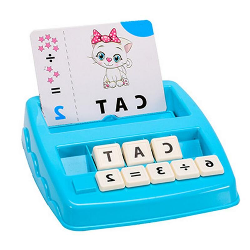 Spelling Reading Toys Matching Letter Game Spelling Reading English Alphabet Wooden Letters Card Educational Interactive Games