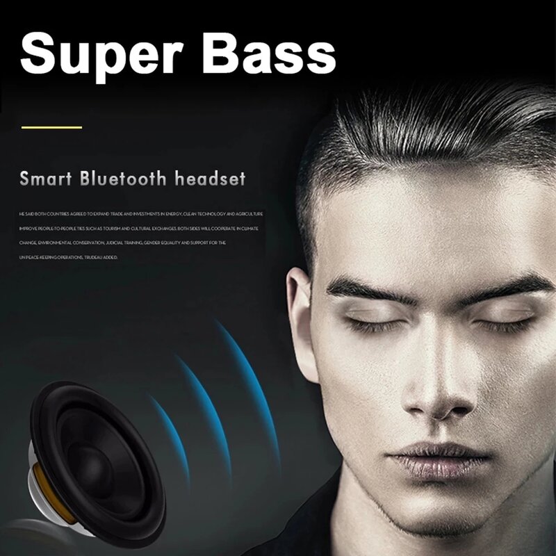 SENWUKO-auriculares inalámbricos TWS Ture, por Bluetooth 5,0, con estuche de carga