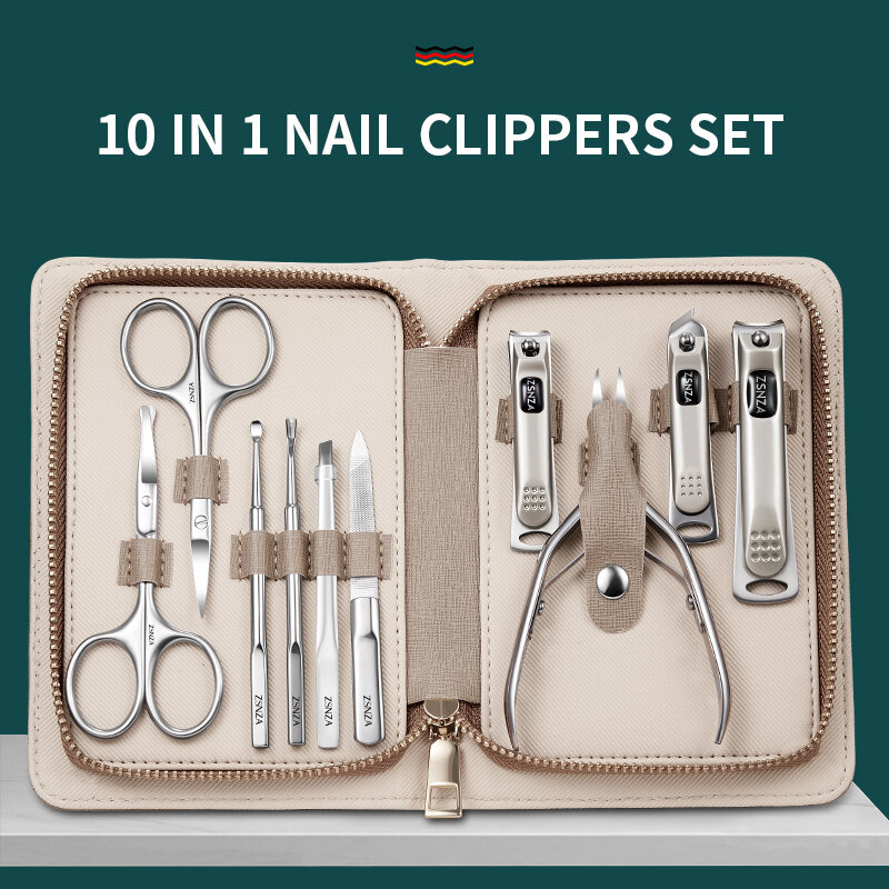 Nagelknipper Set Nail Tangen Kit Professionele Nail Tangen Set Rvs Nail Tool Set Voor Verwijdering Van Ingegroeide Nagel trimmer