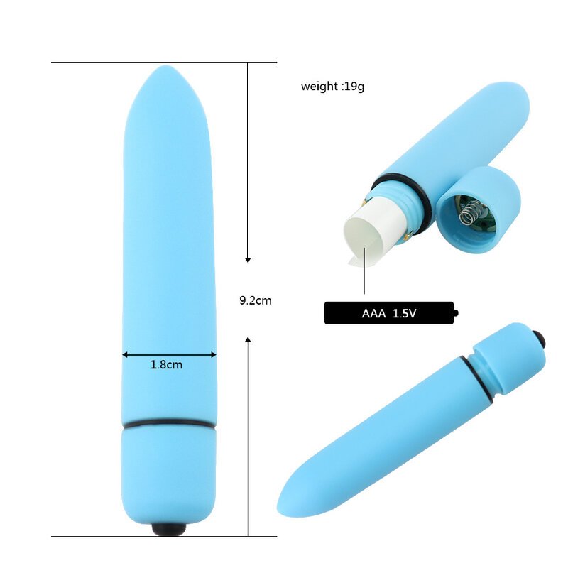 10 Speed Bullet Vibrator เครื่องสั่น Dildo AV Stick G-Spot Clitoris Stimulator Mini เพศของเล่นสำหรับผู้หญิง Maturbator Sex ผลิตภัณฑ์