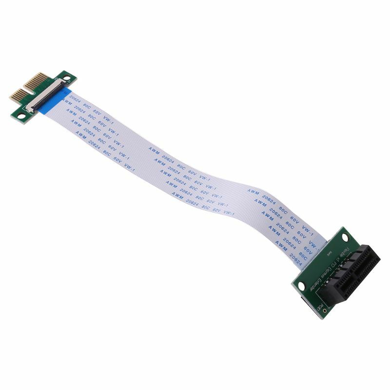 PCI-E PCI Express 36Pin 1X Extender 소프트 FPC 연장 케이블 (금도금 커넥터 포함)
