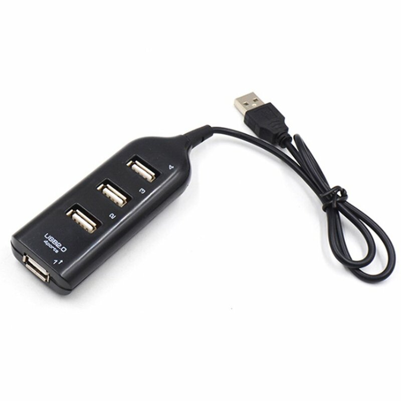 4-USB Cổng Tốc Độ Cao Hub Bộ Chia Ổ Đĩa U Đầu Đọc Thẻ Máy Tính Cá Nhân Laptop Truyền Dữ Liệu Truyền Tải Điện Năng