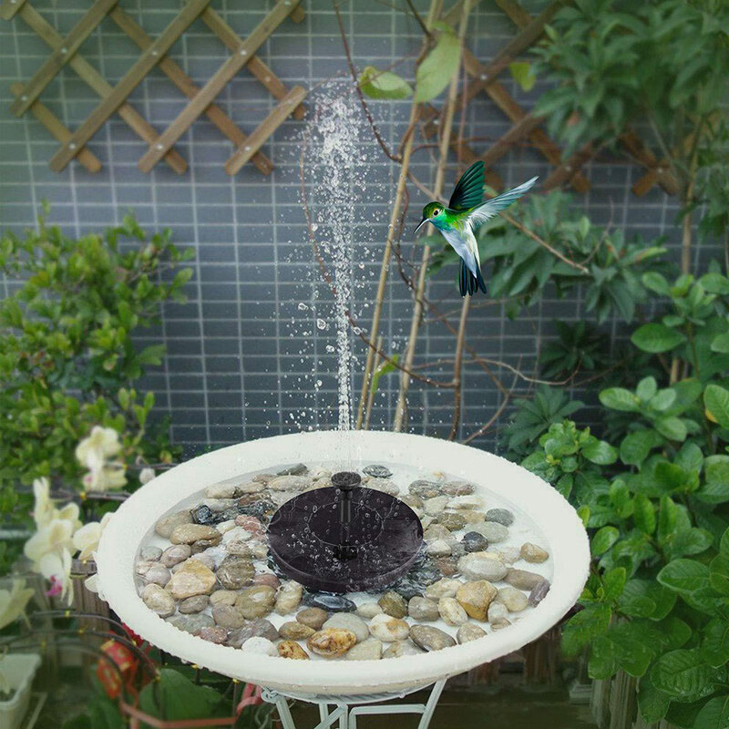 Fontaine solaire 7V pour arrosage, pompe solaire, panneau de bain d'oiseaux flottant, fontaine de jardin, étang de piscine