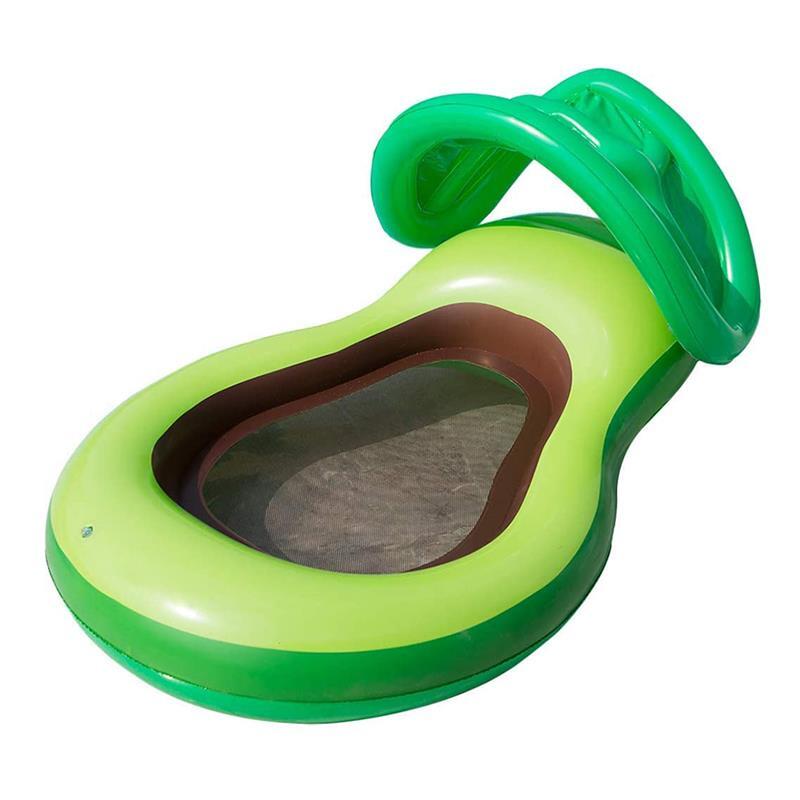 Tapis de natation gonflable en PVC pour adultes, anneau de Tube de piscine d'eau Portable de dessin animé Kawaii pour l'extérieur